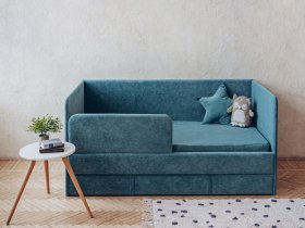 Диван-кровать Happy (бирюзовый) в Артыке - artyk.mebel-nsk.ru | фото