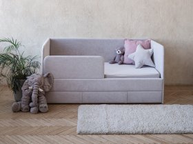 Диван-кровать Happy (светло-серый) в Артыке - artyk.mebel-nsk.ru | фото