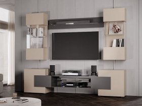 Гостиная Фэнтези (кашемир/графит) в Артыке - artyk.mebel-nsk.ru | фото