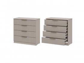 Комод 4 ящика (МДФ) Эккервуд (меланж) в Артыке - artyk.mebel-nsk.ru | фото