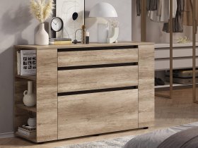 Комод КМ-06 Энигма (венге/дуб каньон) в Артыке - artyk.mebel-nsk.ru | фото