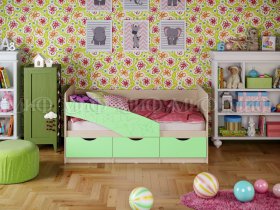 Кровать детская Бабочки 1,8 м в Артыке - artyk.mebel-nsk.ru | фото