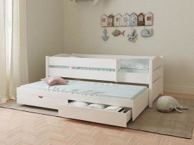 Кровать двухуровневая с ящиками «Лапландия» в Артыке - artyk.mebel-nsk.ru | фото