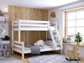 Кровать двухъярусная Адель (белый) в Артыке - artyk.mebel-nsk.ru | фото