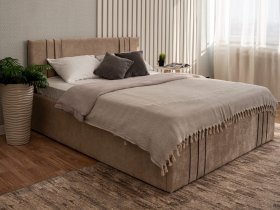 Кровать двуспальная 1,4м с подъем. мех. Леванте в Артыке - artyk.mebel-nsk.ru | фото