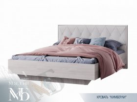 Кровать двуспальная 1,6м Кимберли КР-13 в Артыке - artyk.mebel-nsk.ru | фото