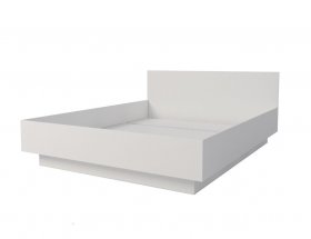 Кровать двуспальная Мебелевс 1,6 м (белый) в Артыке - artyk.mebel-nsk.ru | фото