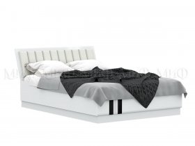 Кровать двуспальная с подъем.мех. 1,6м Магнолия в Артыке - artyk.mebel-nsk.ru | фото