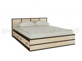 Кровать двуспальная Сакура 1,4 м в Артыке - artyk.mebel-nsk.ru | фото