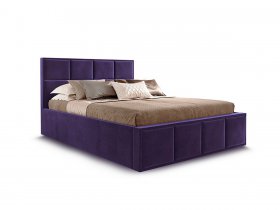 Кровать мягкая 1,6 Октавия стандарт, вар.3 в Артыке - artyk.mebel-nsk.ru | фото