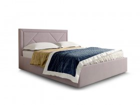 Кровать мягкая 1,6 Сиеста стандарт, вар.1 в Артыке - artyk.mebel-nsk.ru | фото