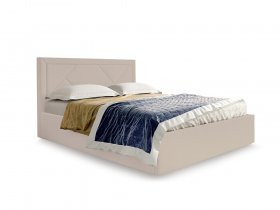 Кровать мягкая 1,6 Сиеста стандарт, вар.2 в Артыке - artyk.mebel-nsk.ru | фото