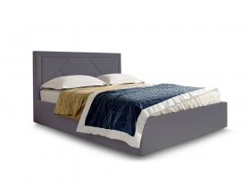 Кровать мягкая 1,6 Сиеста стандарт, вар.3 в Артыке - artyk.mebel-nsk.ru | фото
