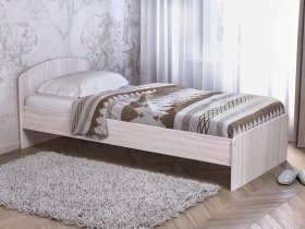 Кровать односпальная 80 с низкой спинкой (ясень шимо светлый) в Артыке - artyk.mebel-nsk.ru | фото