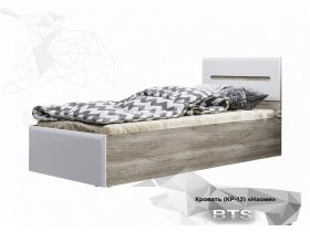Кровать односпальная Наоми КР-12 в Артыке - artyk.mebel-nsk.ru | фото