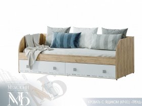 Кровать с ящиками Тренд КР-01 в Артыке - artyk.mebel-nsk.ru | фото