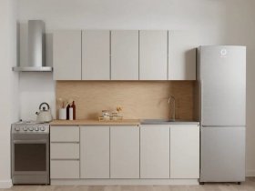 Кухонный гарнитур Мори 2,0 м (сатин) в Артыке - artyk.mebel-nsk.ru | фото