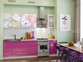 Кухонный гарнитур Вишневый цвет в Артыке - artyk.mebel-nsk.ru | фото