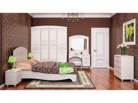 Модульная спальня Каролина в Артыке - artyk.mebel-nsk.ru | фото