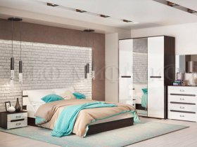 Модульная спальня Ким в Артыке - artyk.mebel-nsk.ru | фото