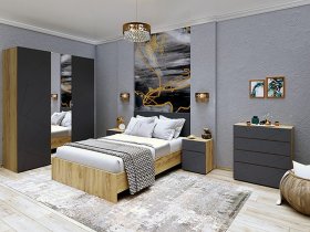 Модульная спальня Шерлок в Артыке - artyk.mebel-nsk.ru | фото