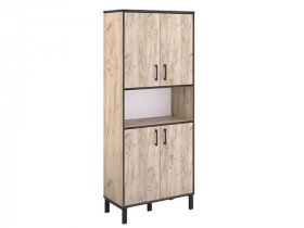Шкаф для документов Шк050.0 Гермес лофт (дуб крафт серый) в Артыке - artyk.mebel-nsk.ru | фото