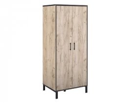 Шкаф для одежды Шк067.0 Гермес лофт (дуб крафт серый) в Артыке - artyk.mebel-nsk.ru | фото