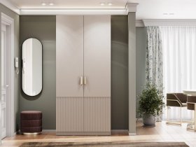 Шкаф двухстворчатый Эккервуд (Нью) (меланж) в Артыке - artyk.mebel-nsk.ru | фото