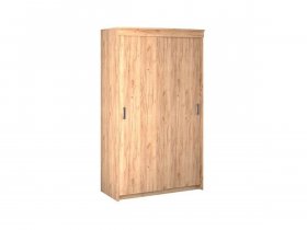 Шкаф-купе двухдверный Ирина Шк013.1 (дуб крафт золотой) в Артыке - artyk.mebel-nsk.ru | фото