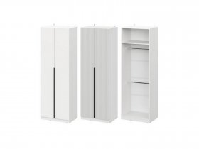 Шкаф ШК-75 Эккервуд (белый) в Артыке - artyk.mebel-nsk.ru | фото