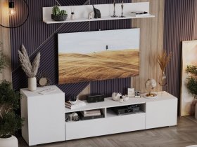 Стенка «Сильвия» (белый ясень) в Артыке - artyk.mebel-nsk.ru | фото
