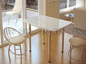 Стол обеденный белый глянец (BTS) в Артыке - artyk.mebel-nsk.ru | фото