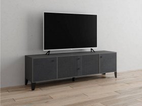 Тумба под ТВ Парус-10 (графит/гранит лофт) в Артыке - artyk.mebel-nsk.ru | фото
