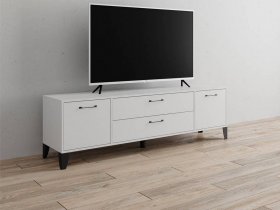 Тумба под ТВ Парус-13 (белый) в Артыке - artyk.mebel-nsk.ru | фото